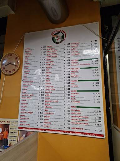 Menu di Ciao Pizza 