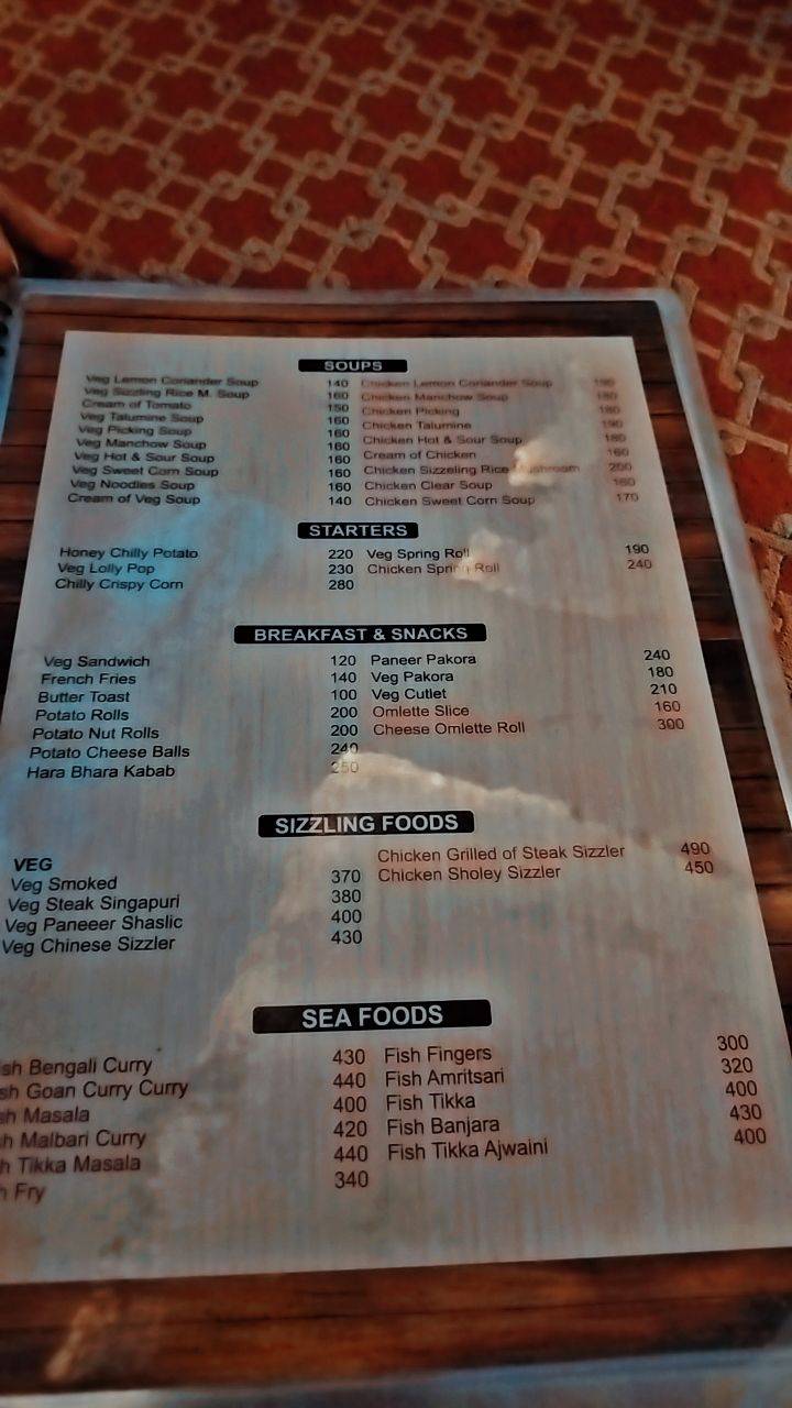 City Point Restaurant menu