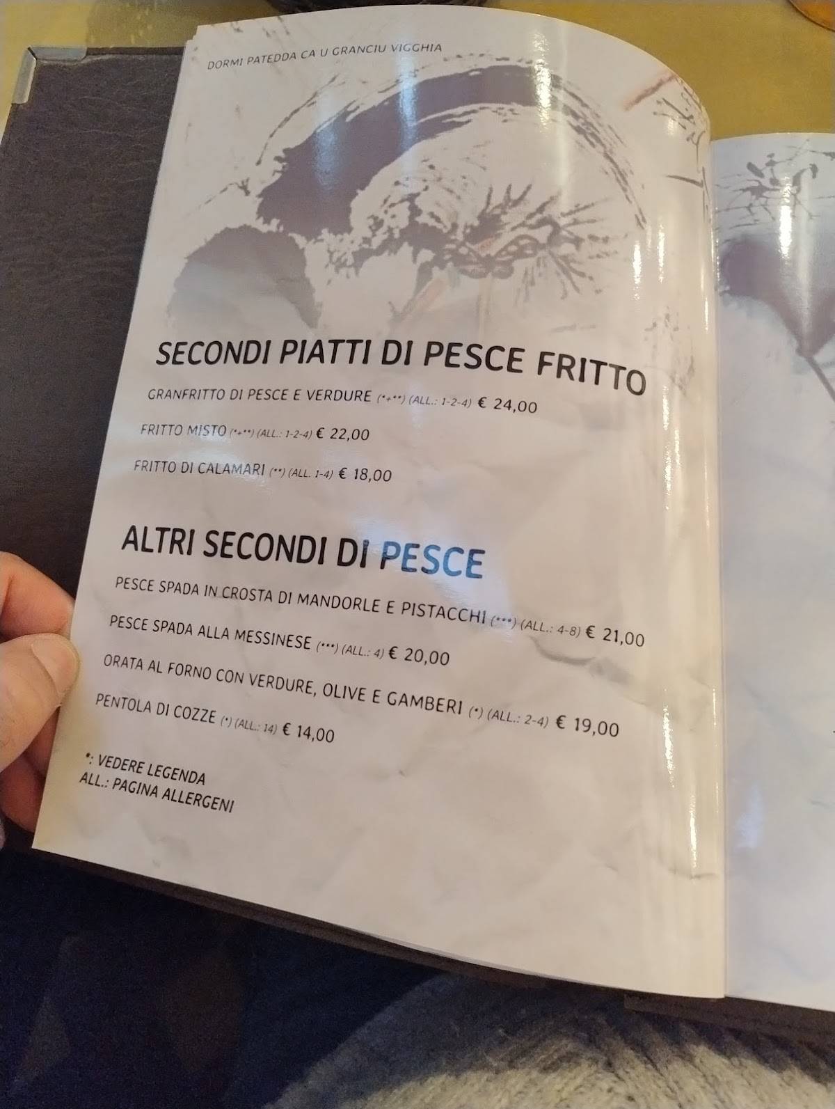 Menu di Il Carrettiere 