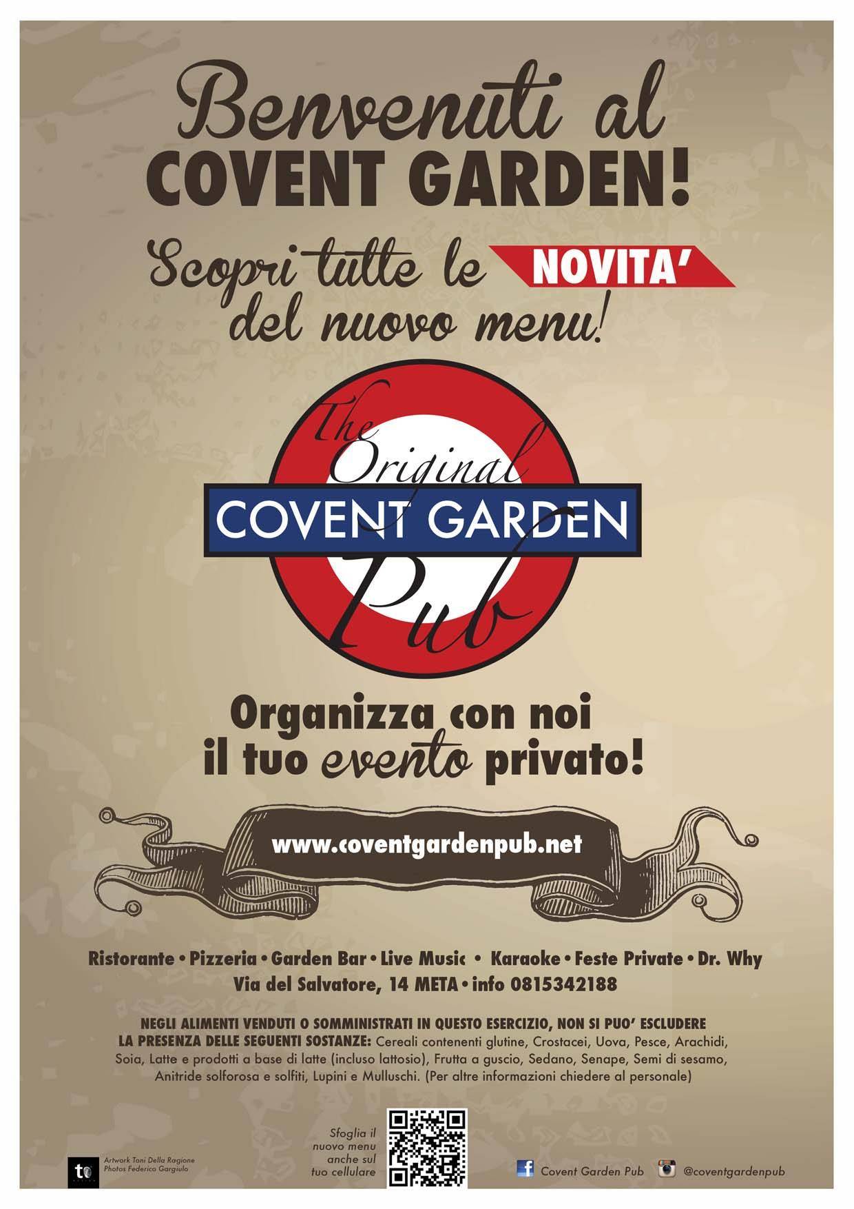 Menu di Covent Garden Pub 