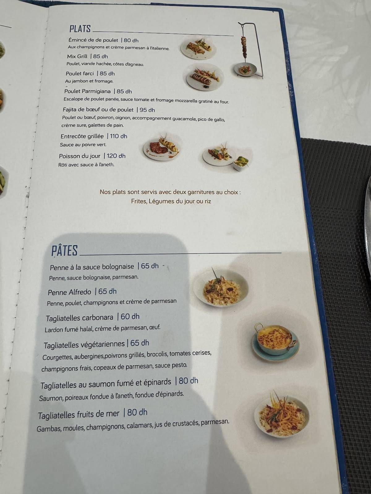 Menu de Cozy Café