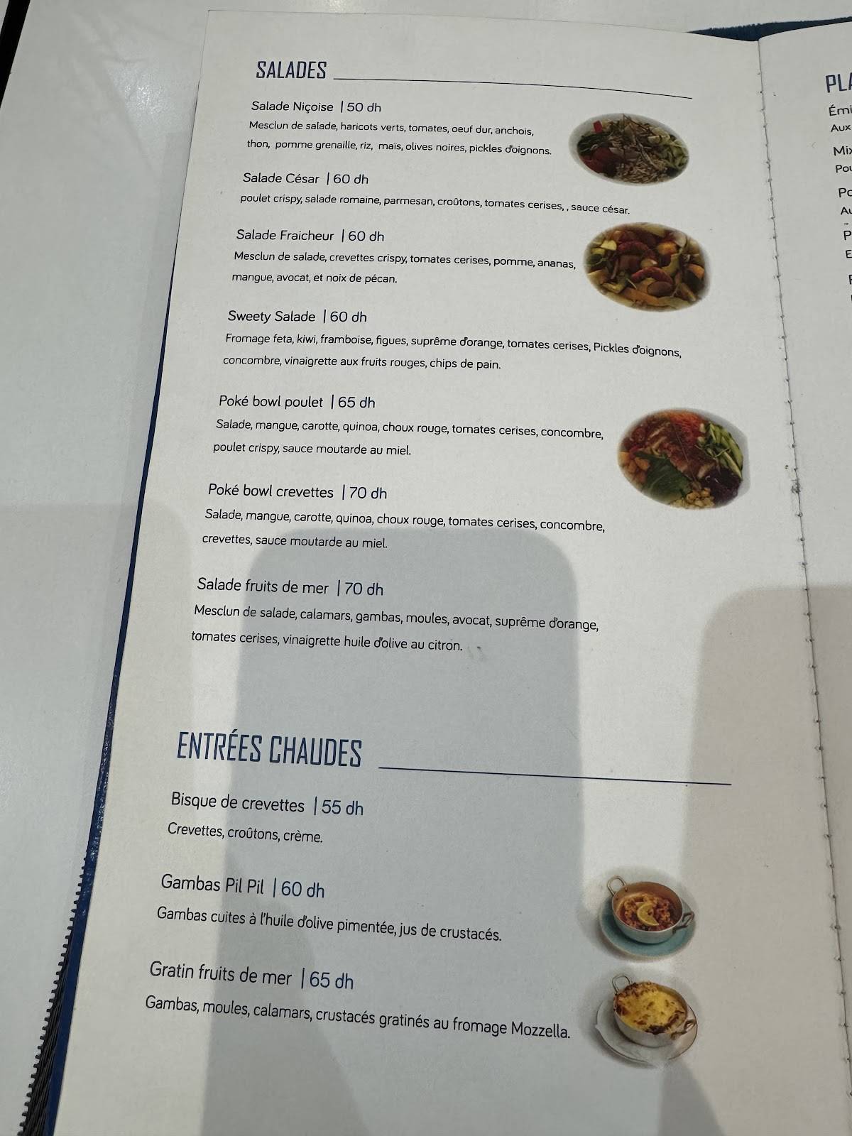 Menu de Cozy Café