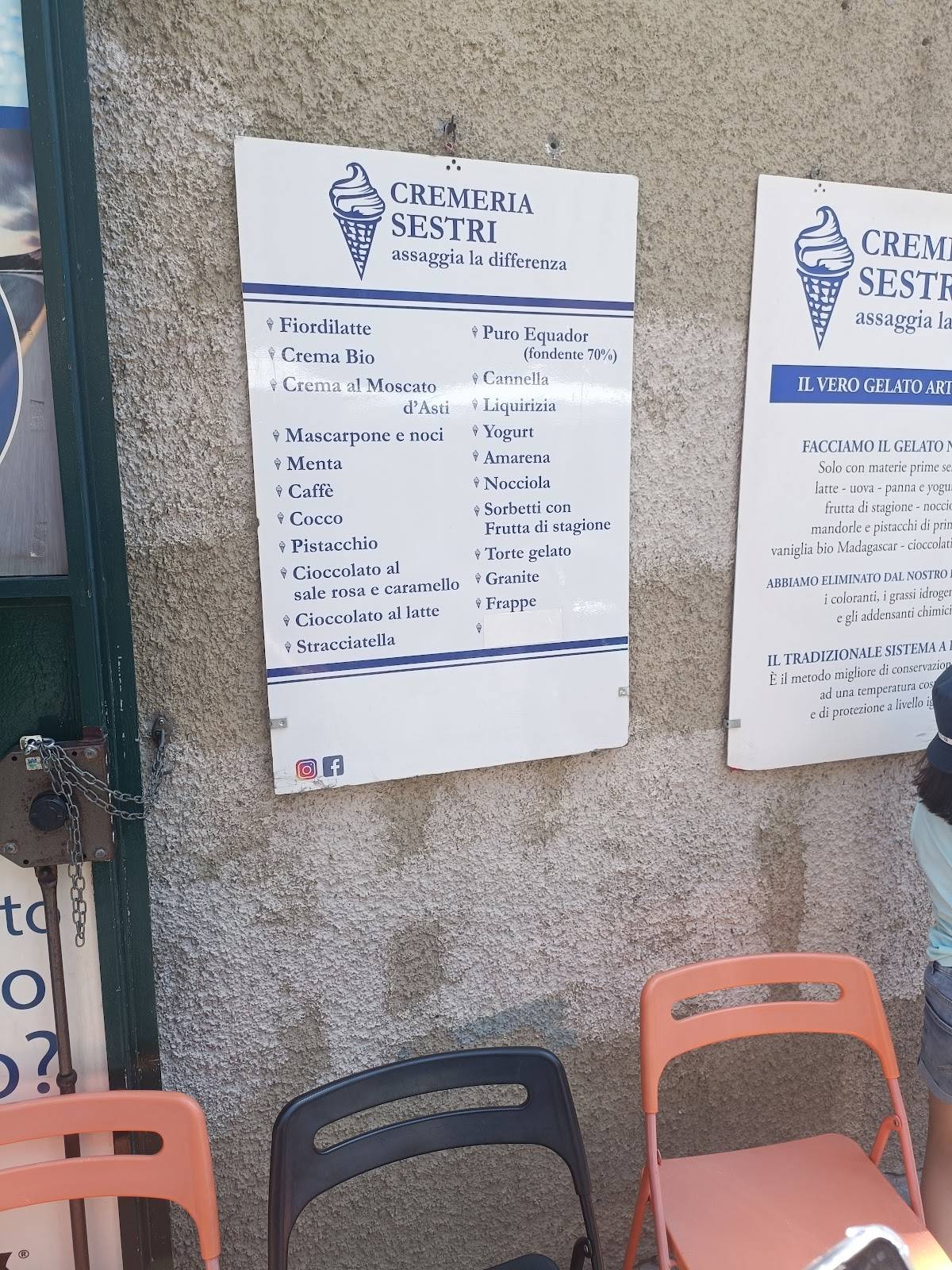 Menu di Cremeria Sestri Genova 