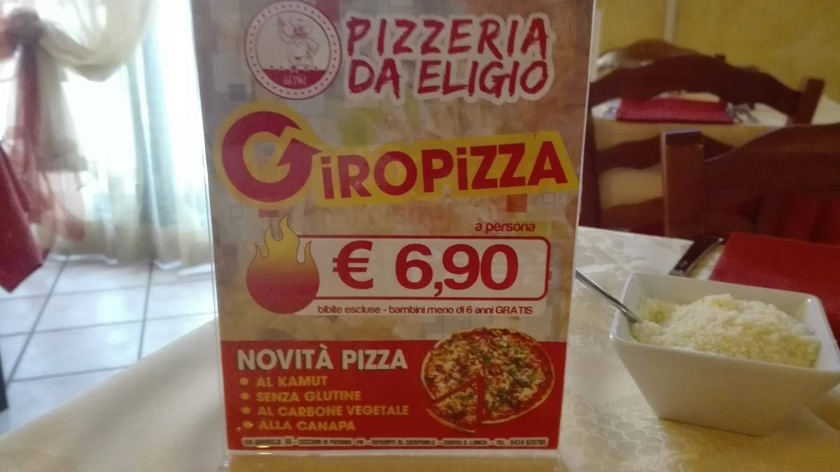 Menu di Da Eligio 