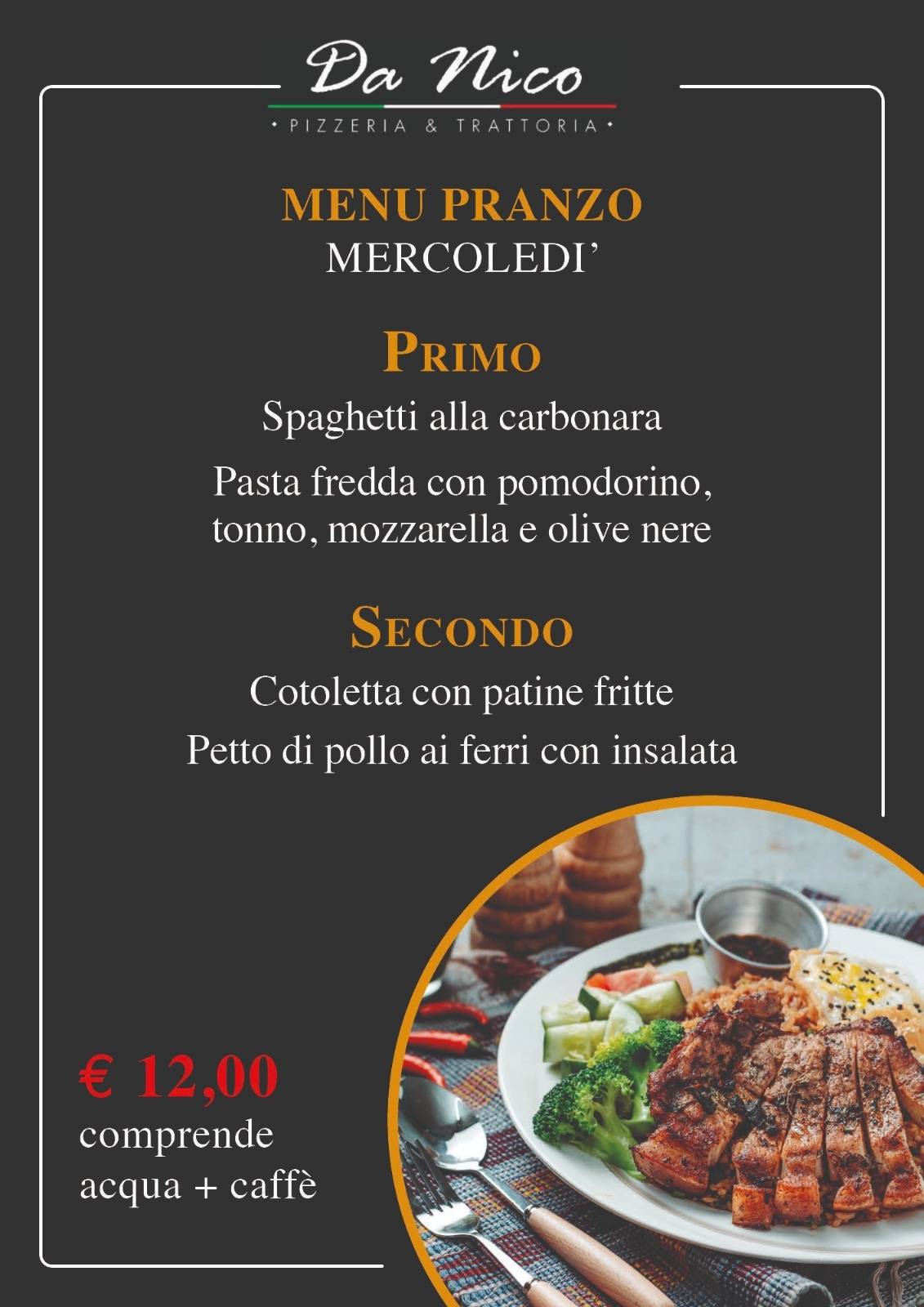 Menu di Da Nico Pizzeria & Trattoria 