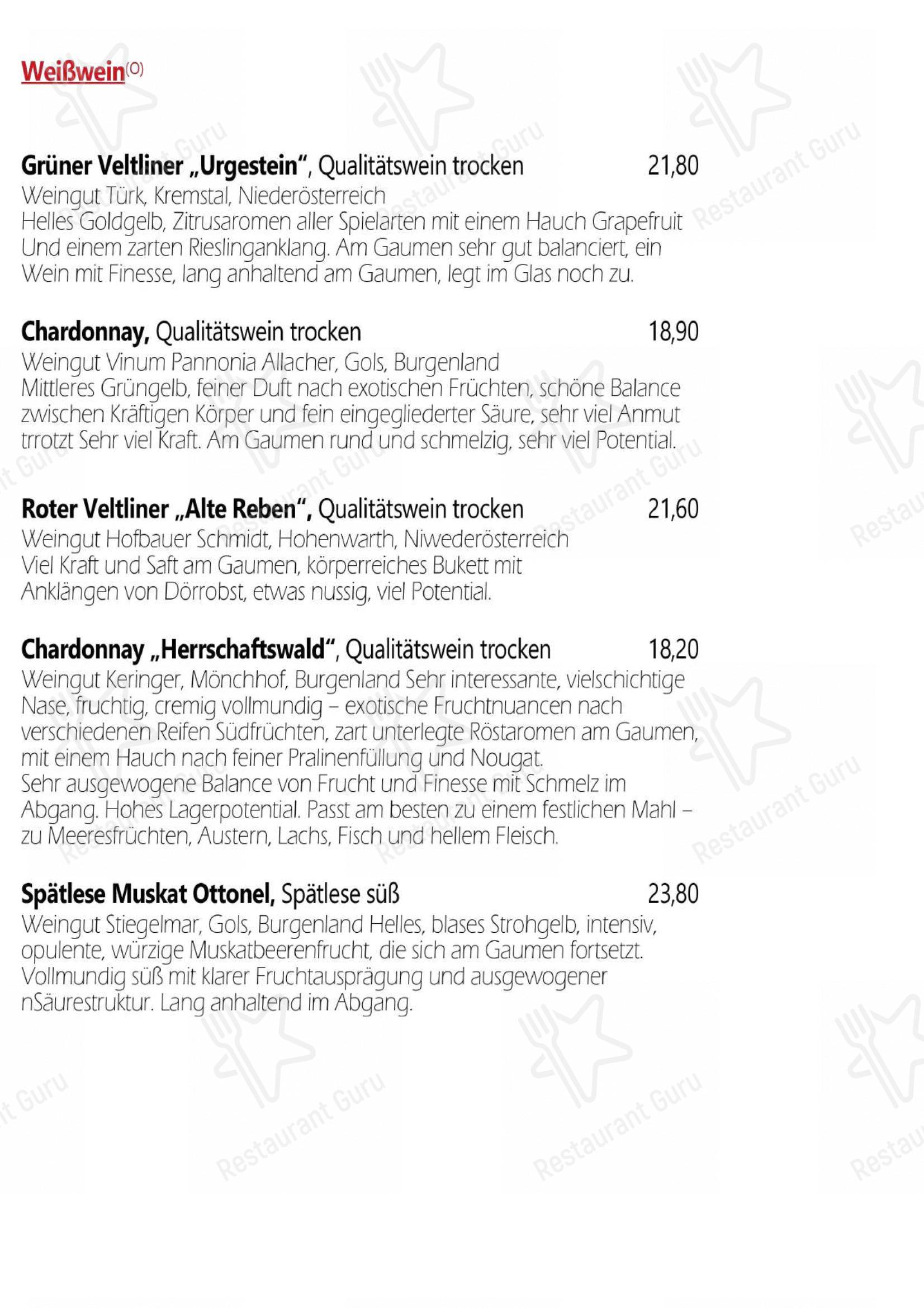 Ночное меню pour Da Yang restaurant