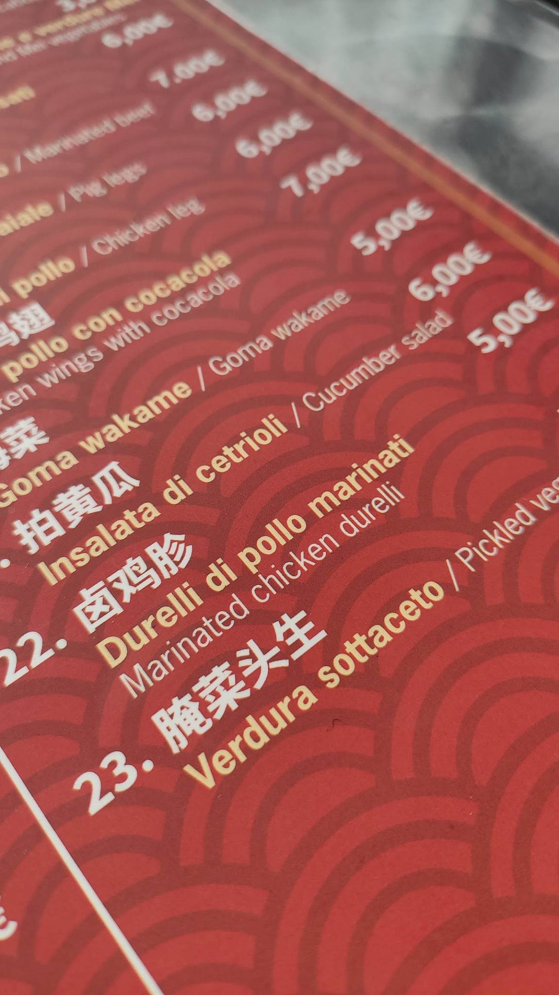 Menu di Deliziosa 