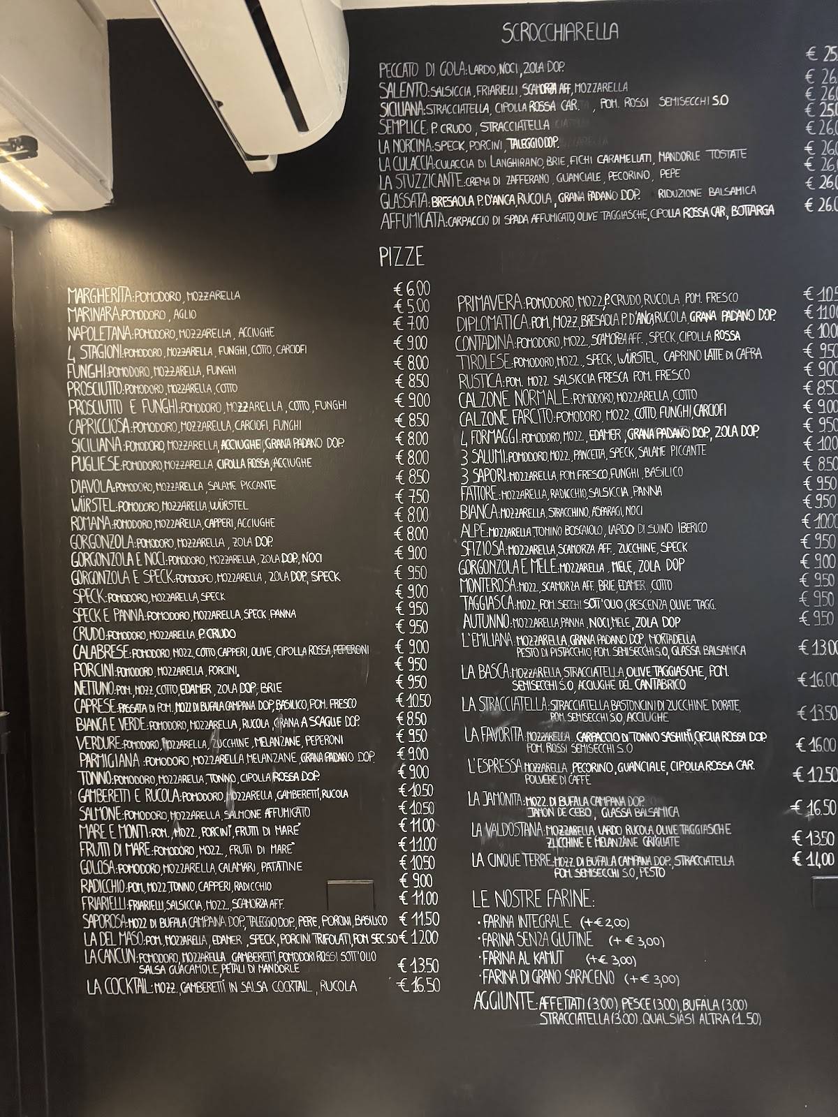 Menu di Desiree Ristorante Pizzeria 