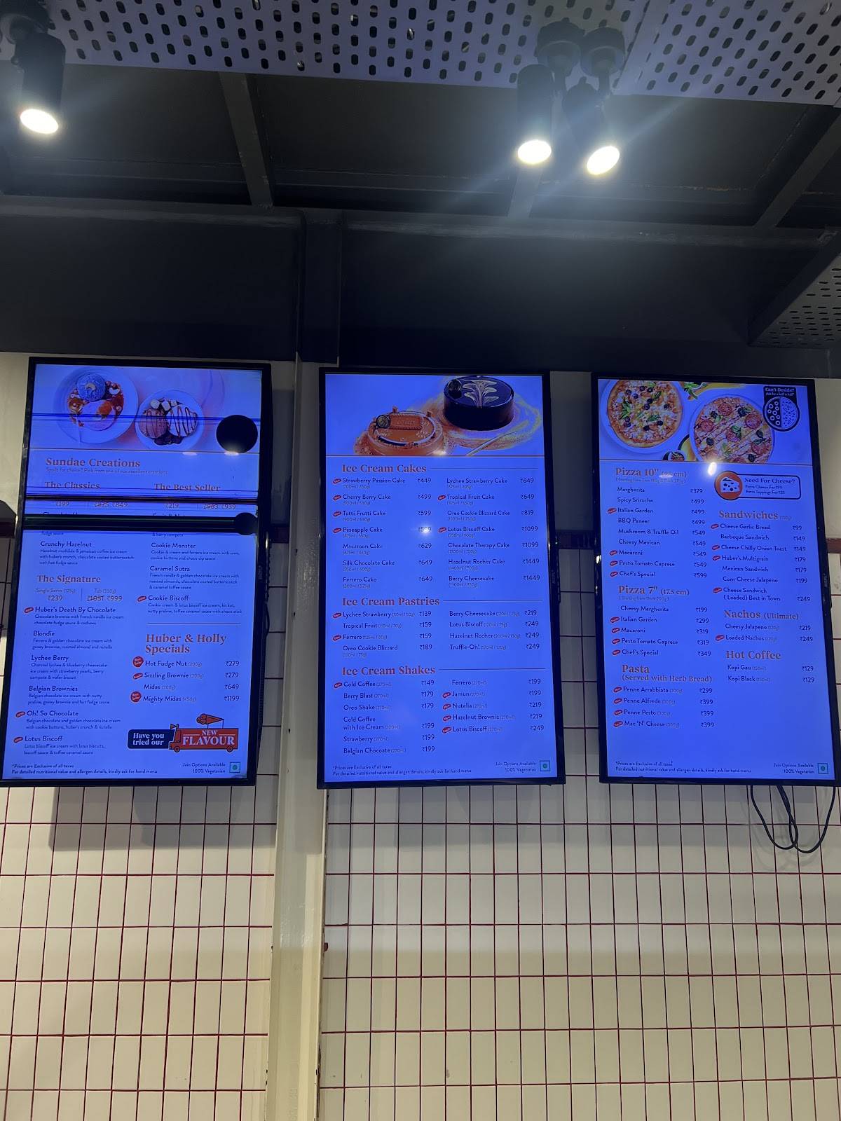 Huber & Holly – Koregaon Park, Pune menu