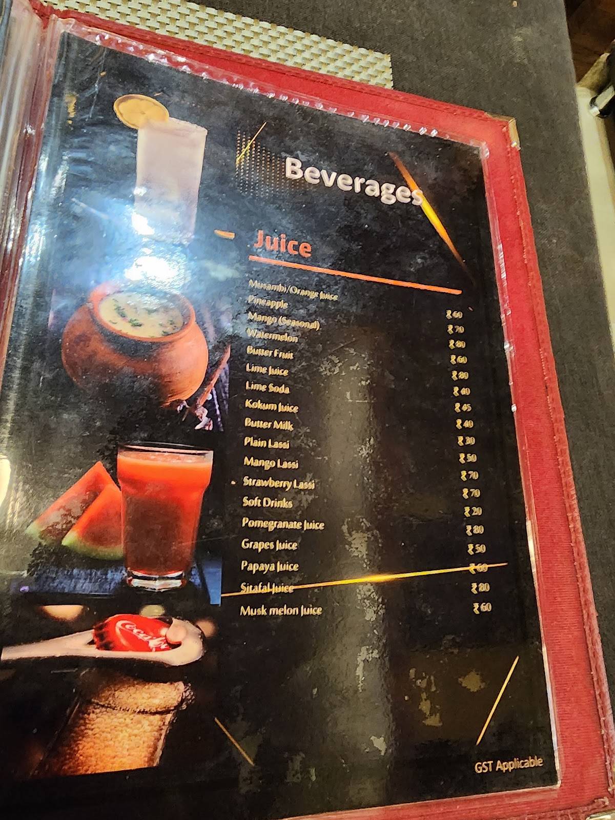 Dhansagar Coastal Restaurant menu