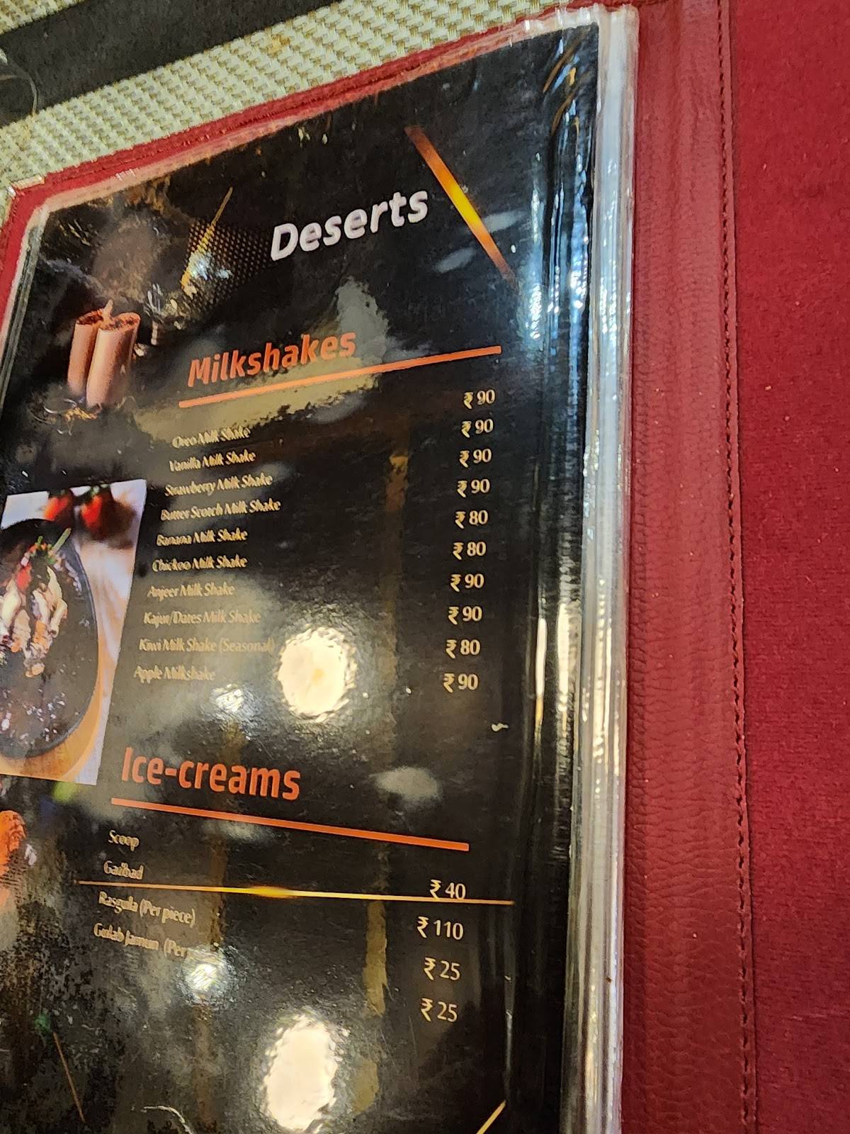 Dhansagar Coastal Restaurant menu