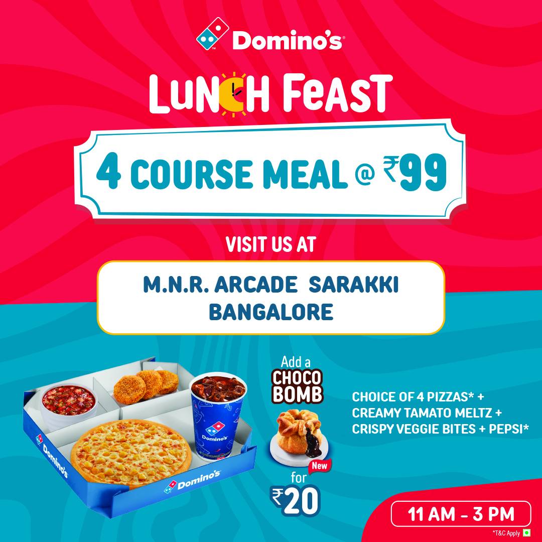 Domino's Pizza Kanakapura, Bangalore menu