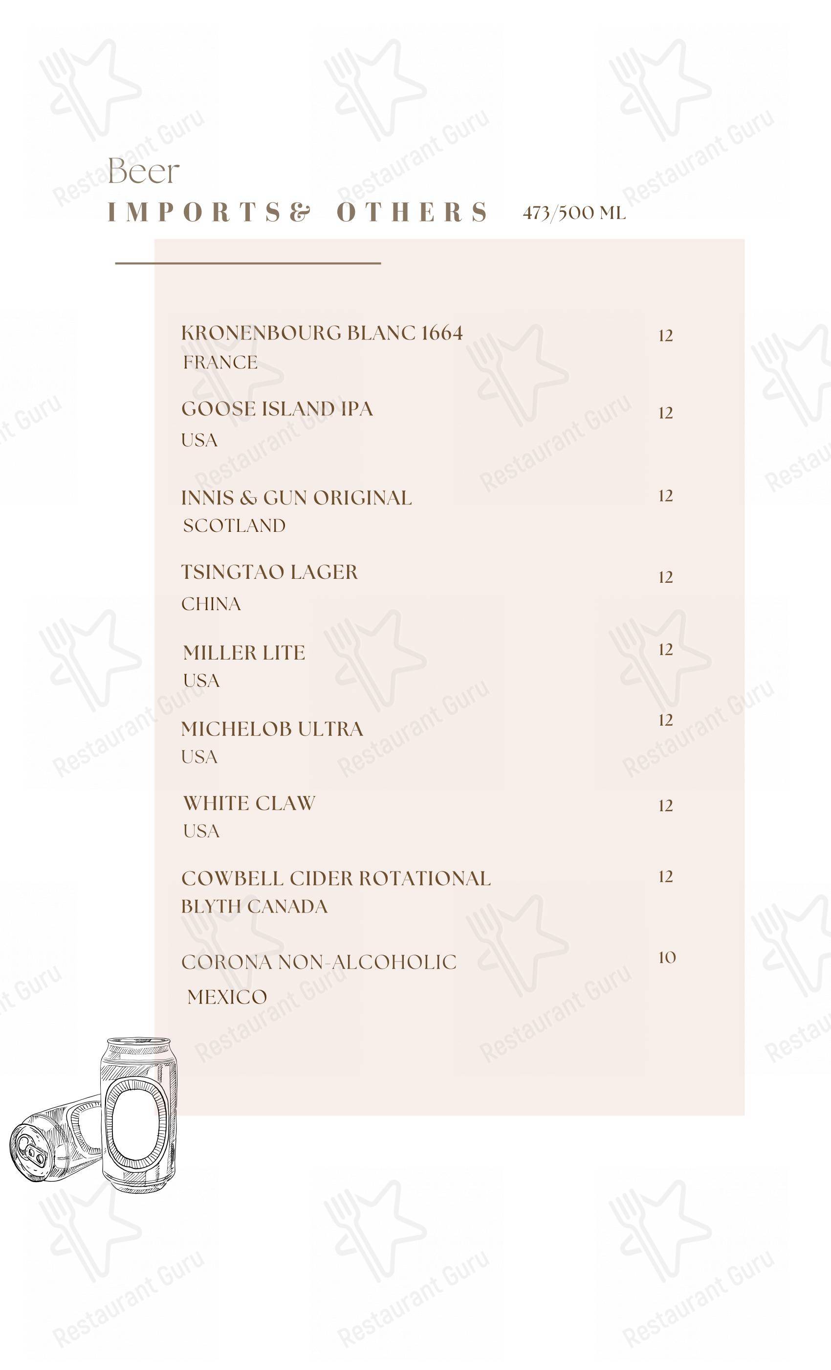 Menu pour Draco Markham - Takeaway Menu