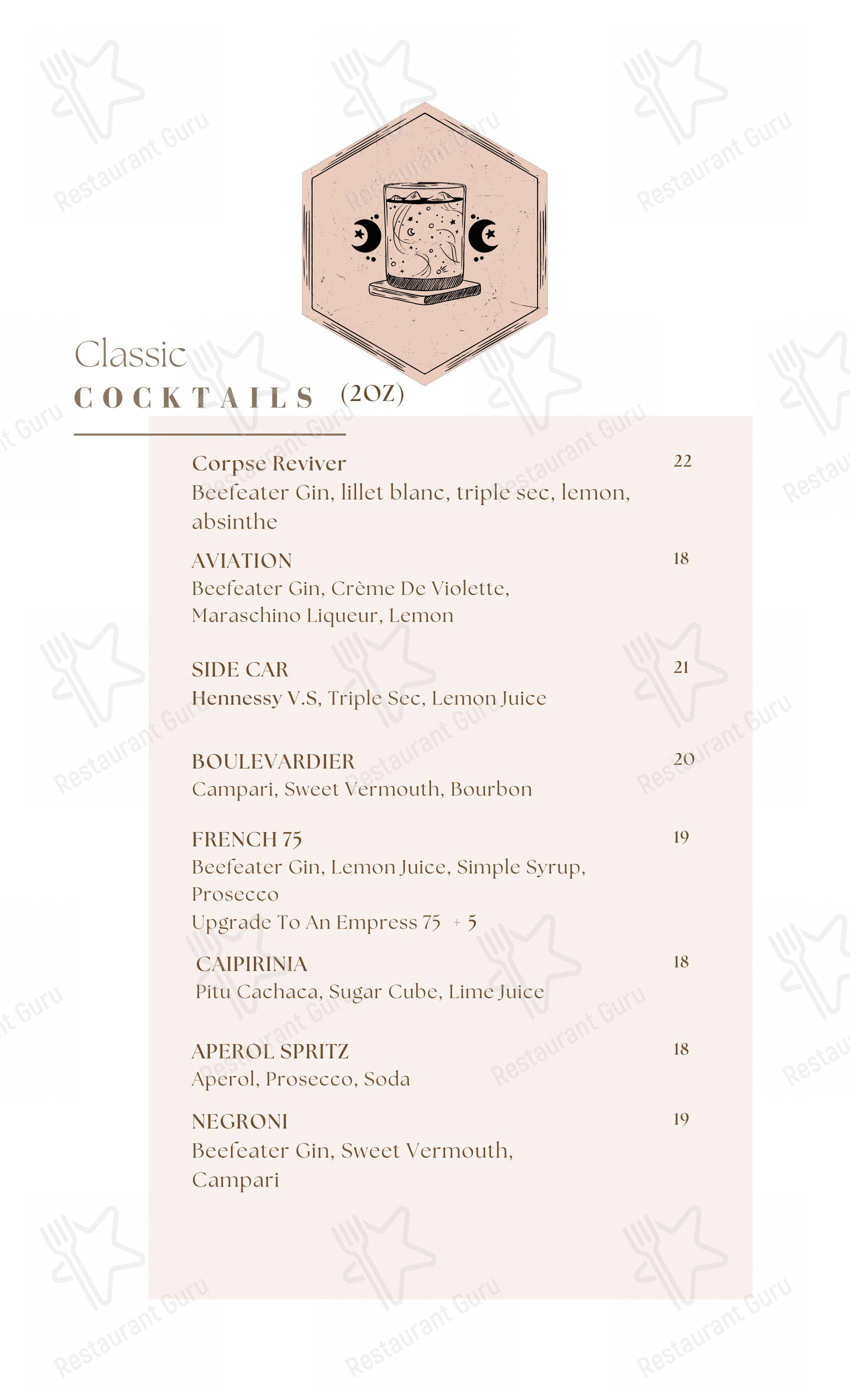 Takeaway Menu pour Draco Markham dans Markham