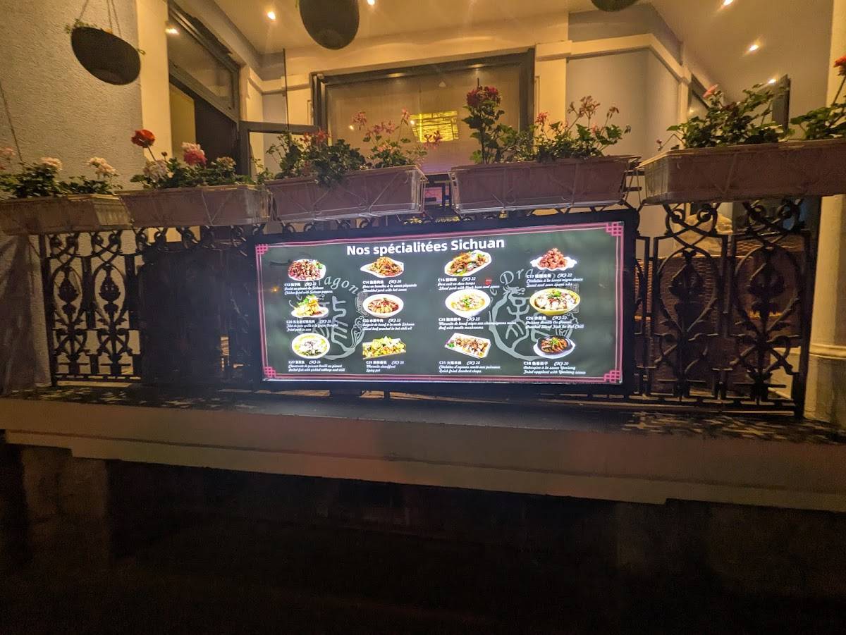 Menu di Dragon 