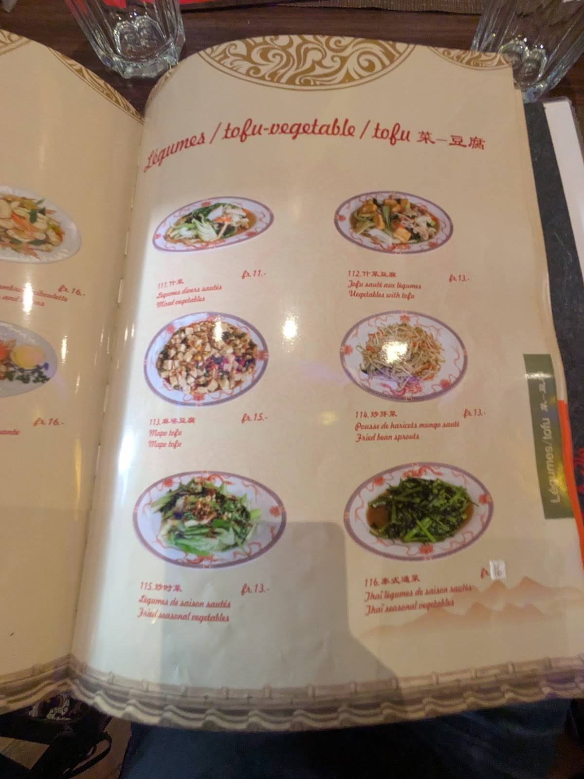 Menu di Dragon 
