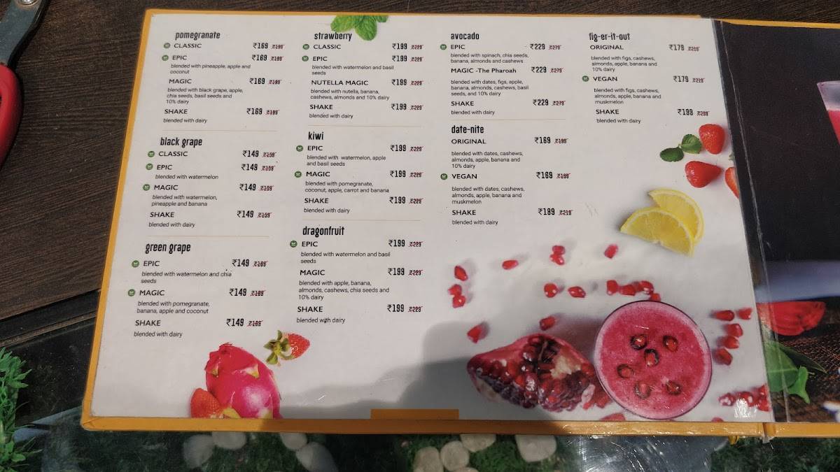 Drunken Monkey menu