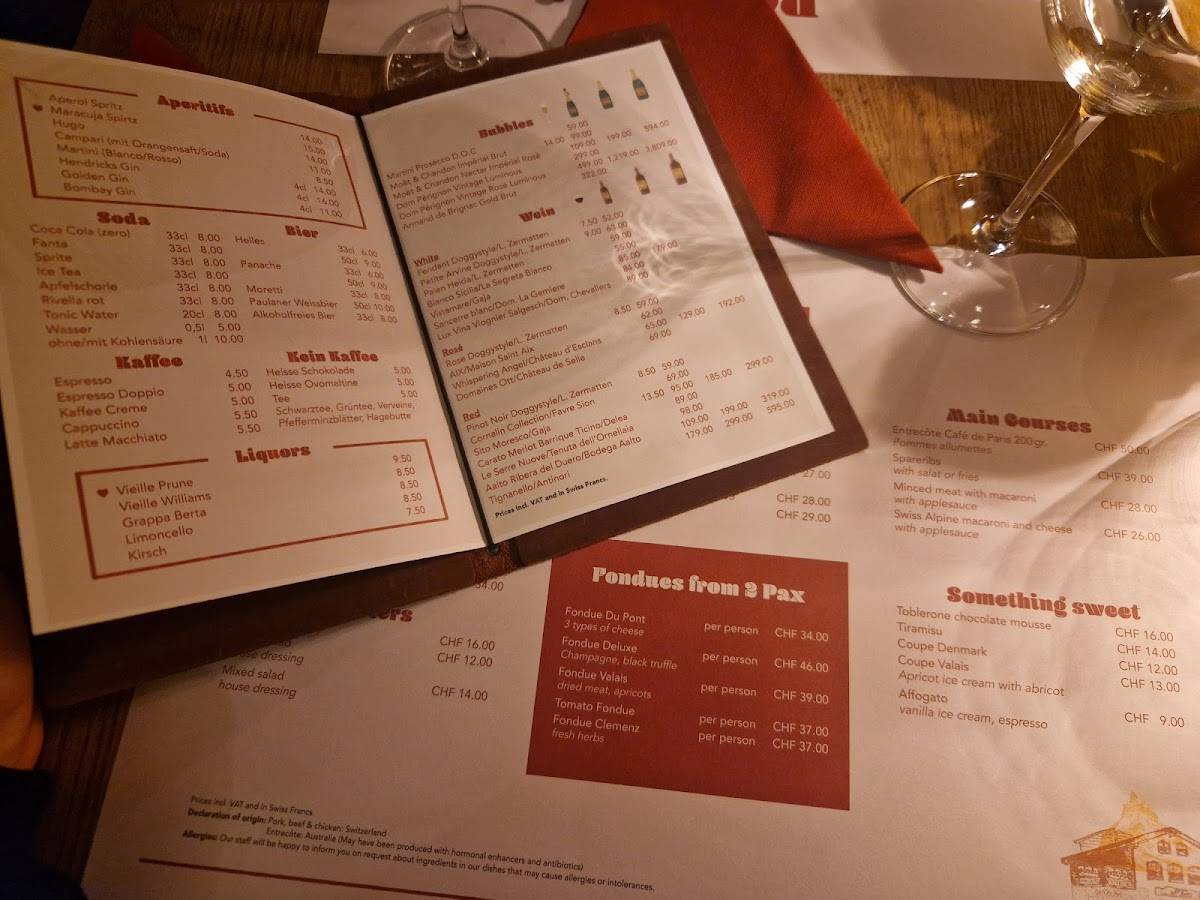 Menu di Du Pont 