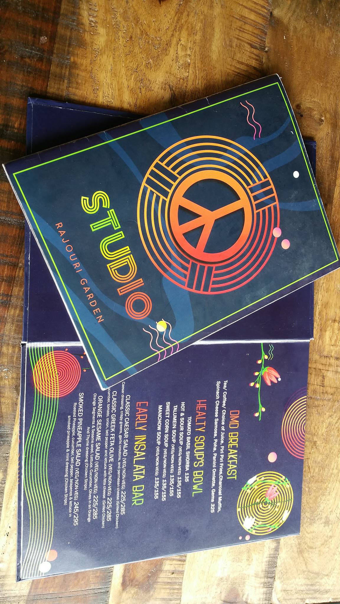 Dum Maro menu