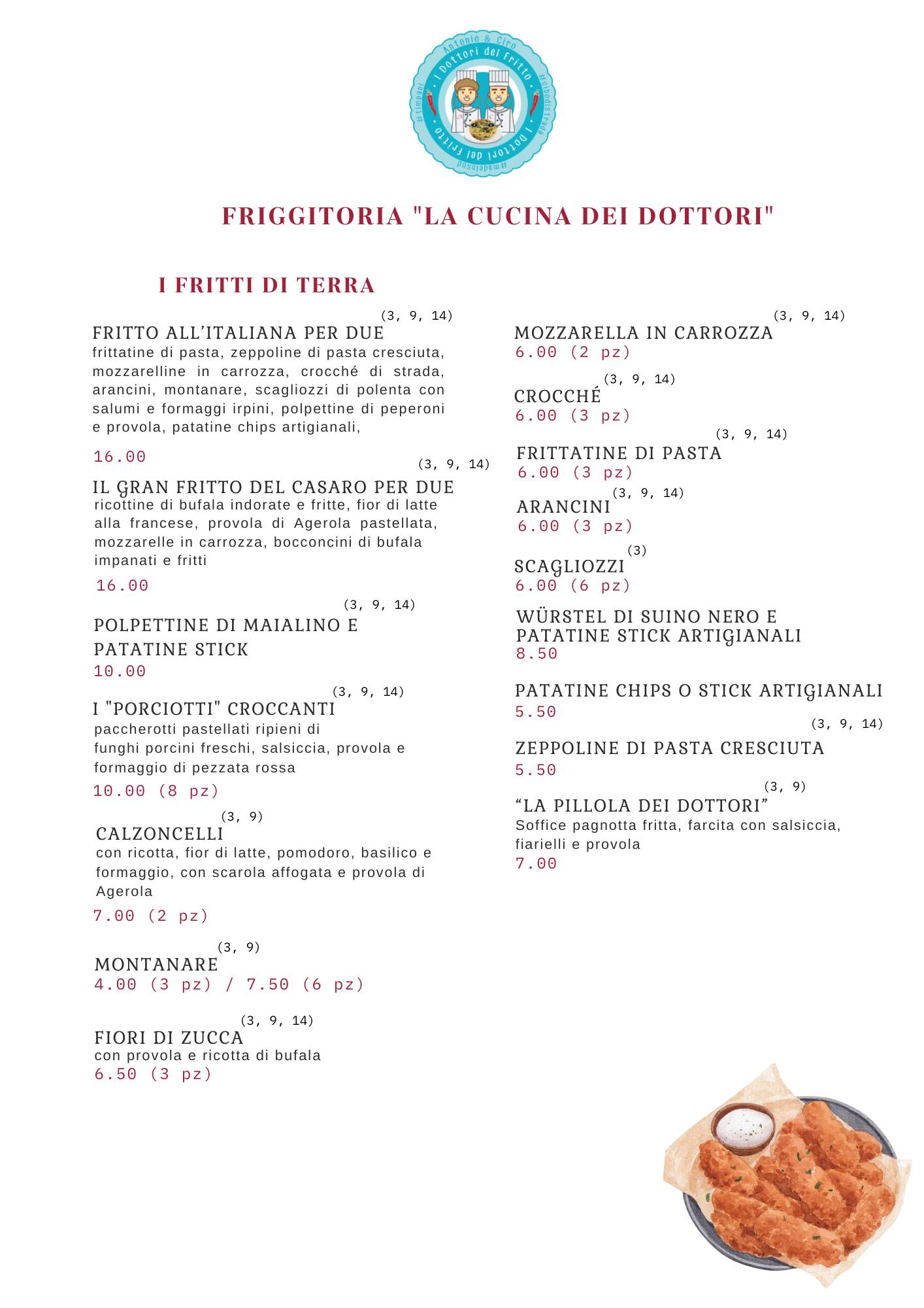 Menu di Eccellenze Campane 