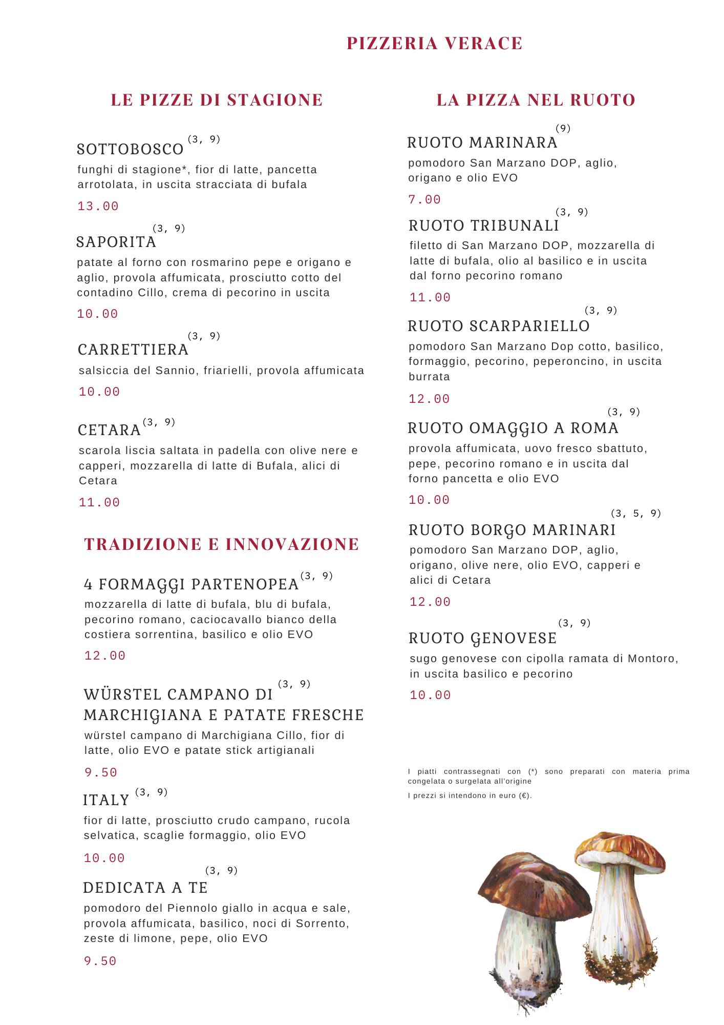 Menu di Eccellenze Campane 