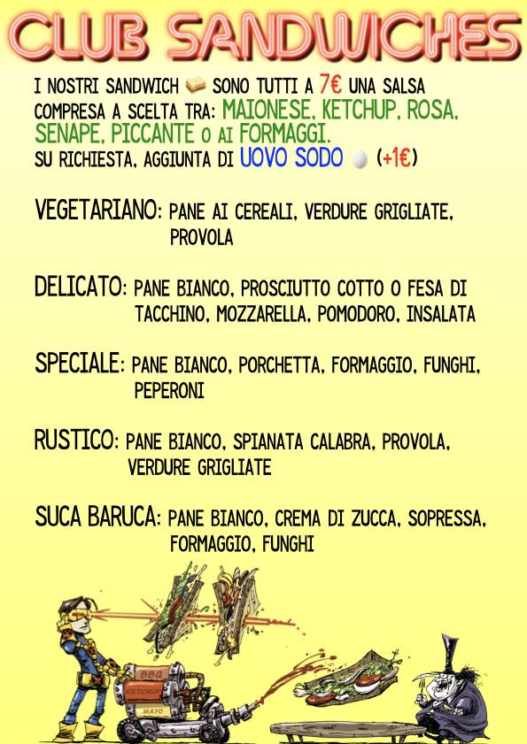 Menu di El Bàcaro 