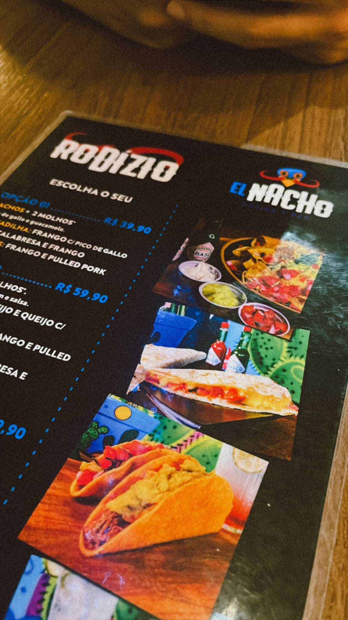 El Nacho - Cocina y Bar cardápio