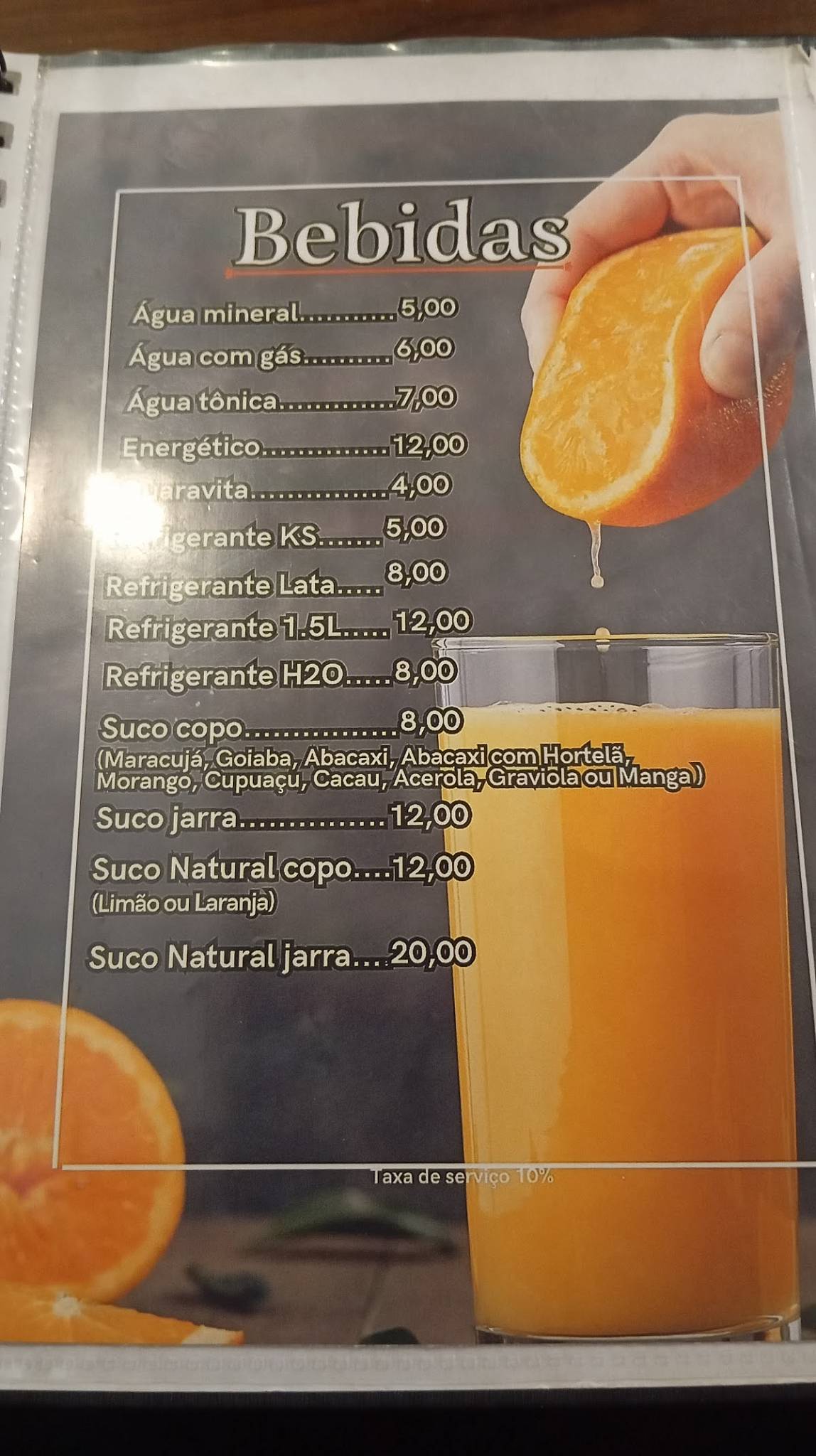 Espetaria do Leonel cardápio