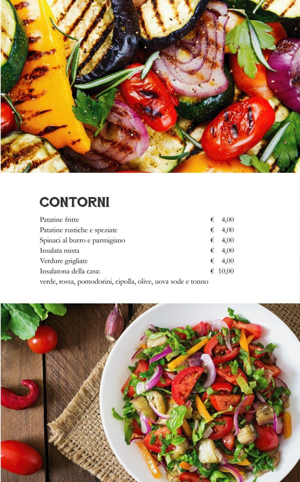 Menu di F.lli MiLù Ristorante Pizzeria 