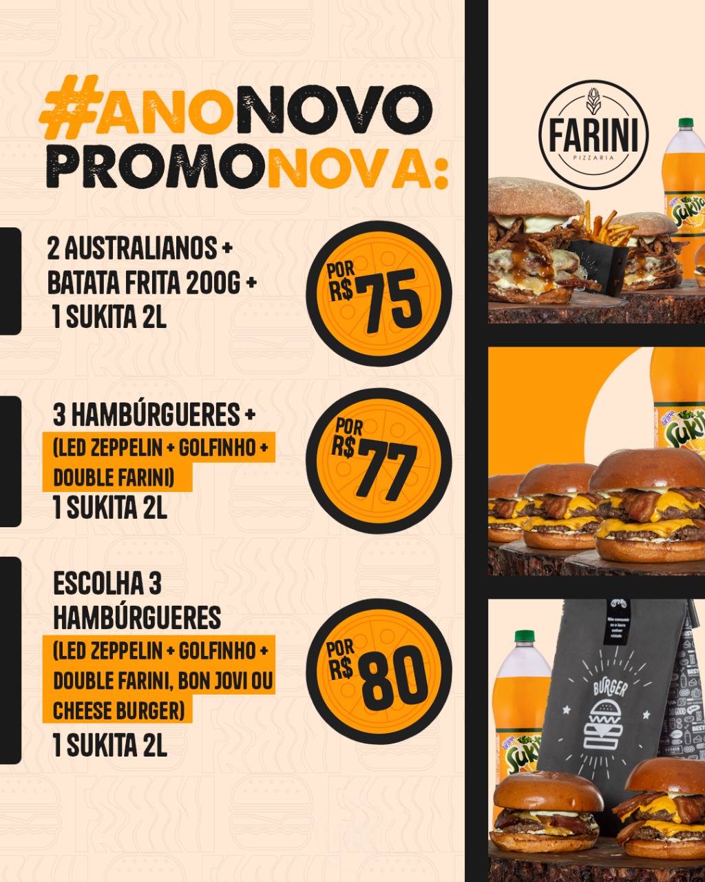 Farini pizzaria pina cardápio