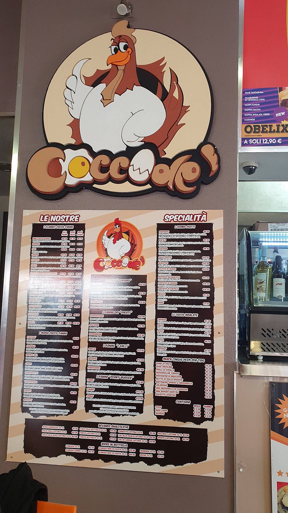 Menu di Coccodè 