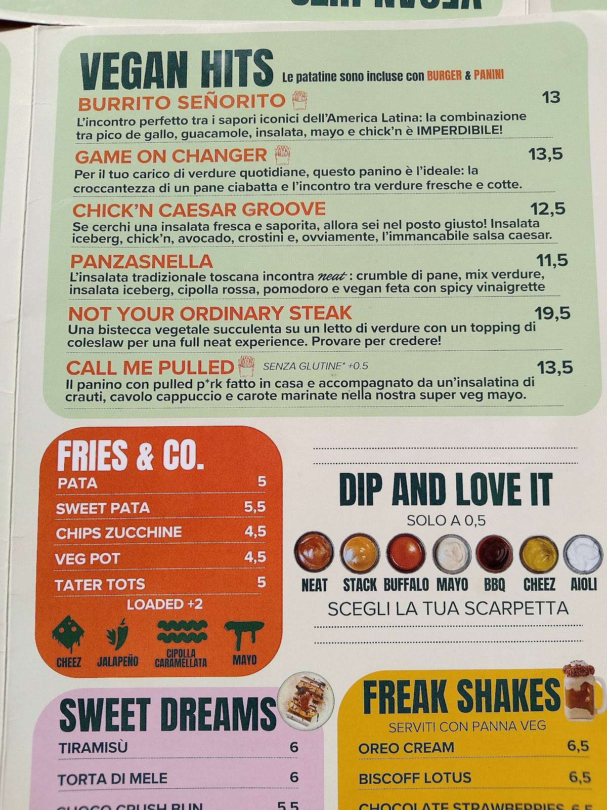 Menu di Flower Burger 