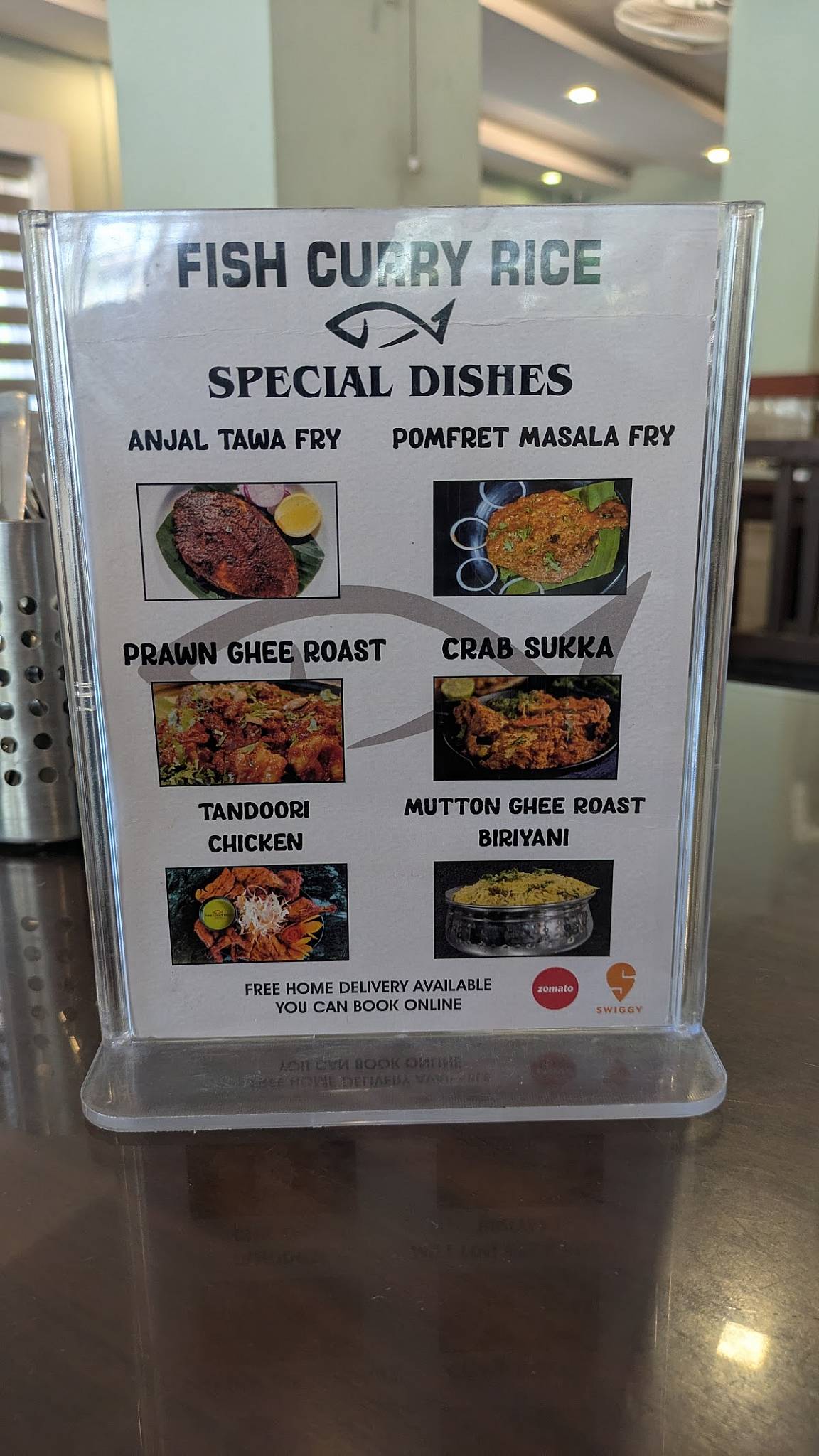 Fish Curry Rice kushalnagar menu