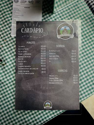 Pesque-Pague do Didi cardápio