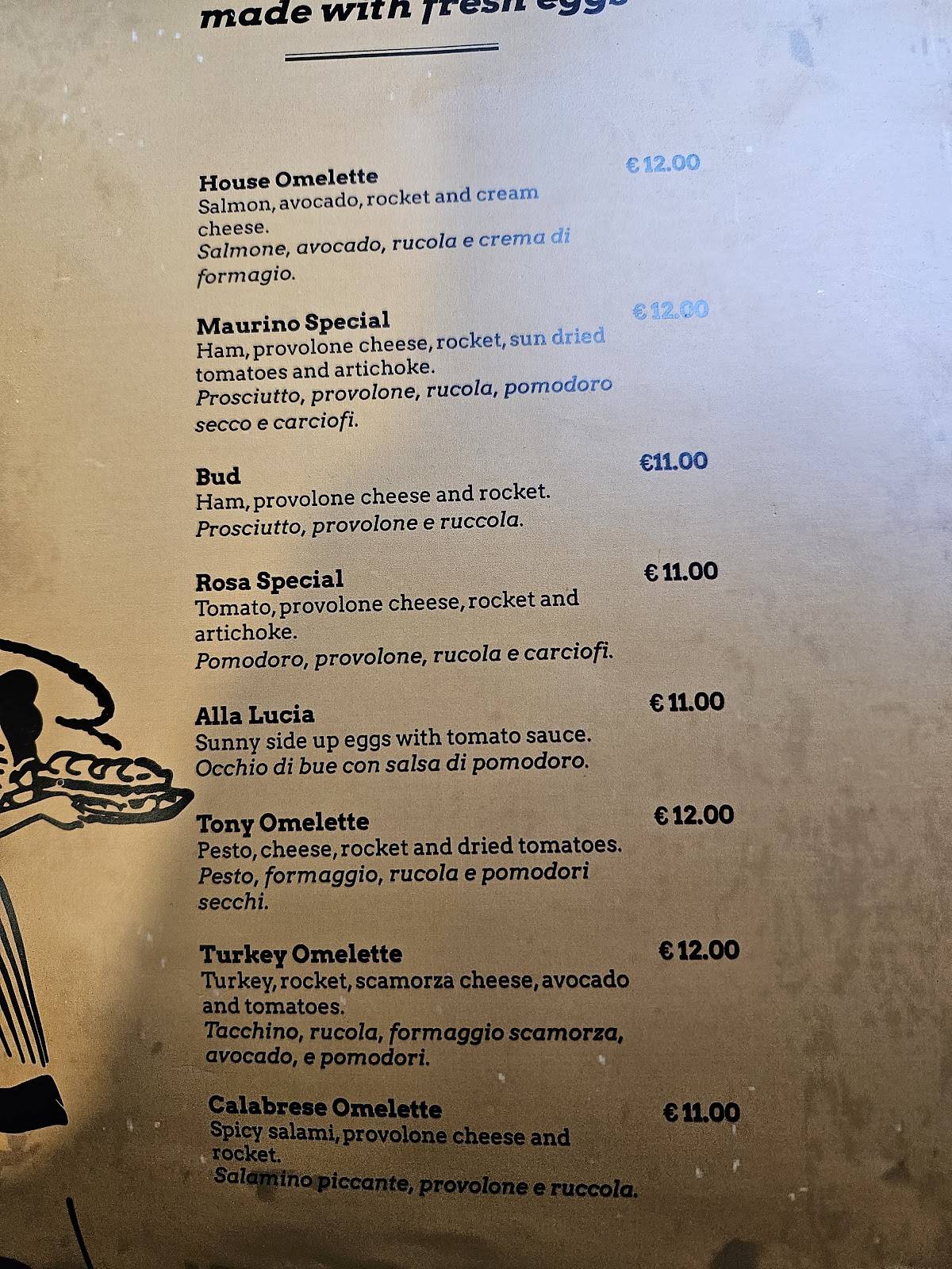 Menu di Ala Grande Caffè (Caffè Rosanò) 