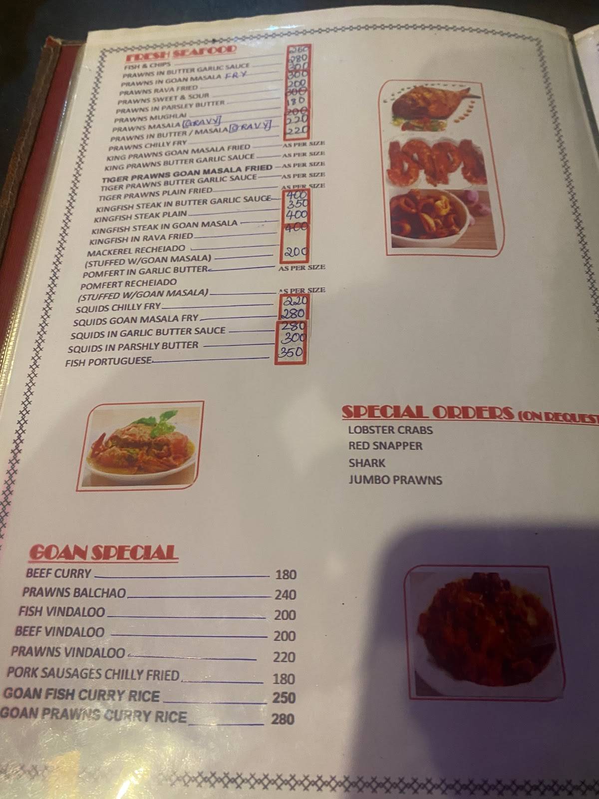 Fontana Splash menu