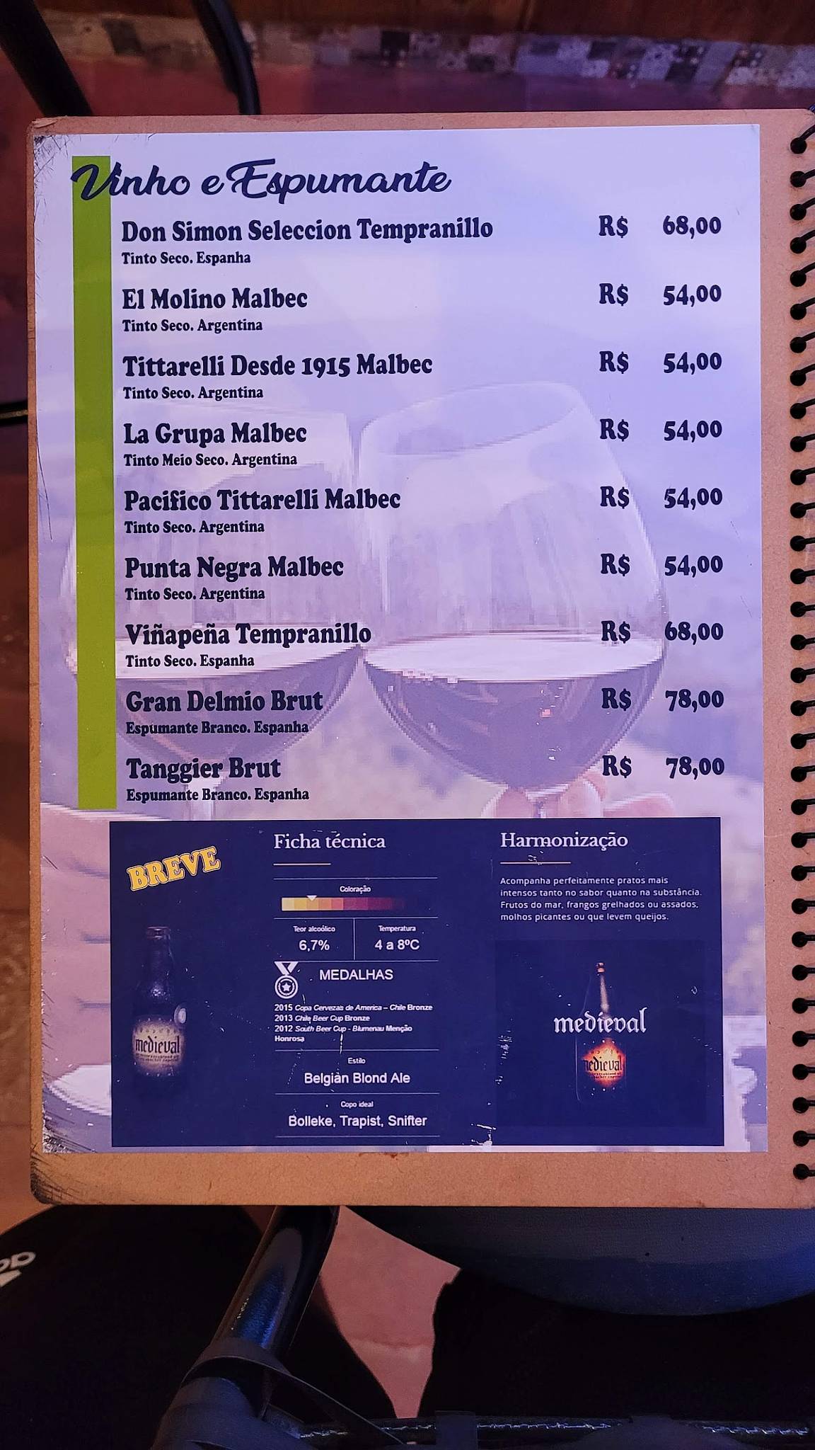 Forquilha Bar cardápio