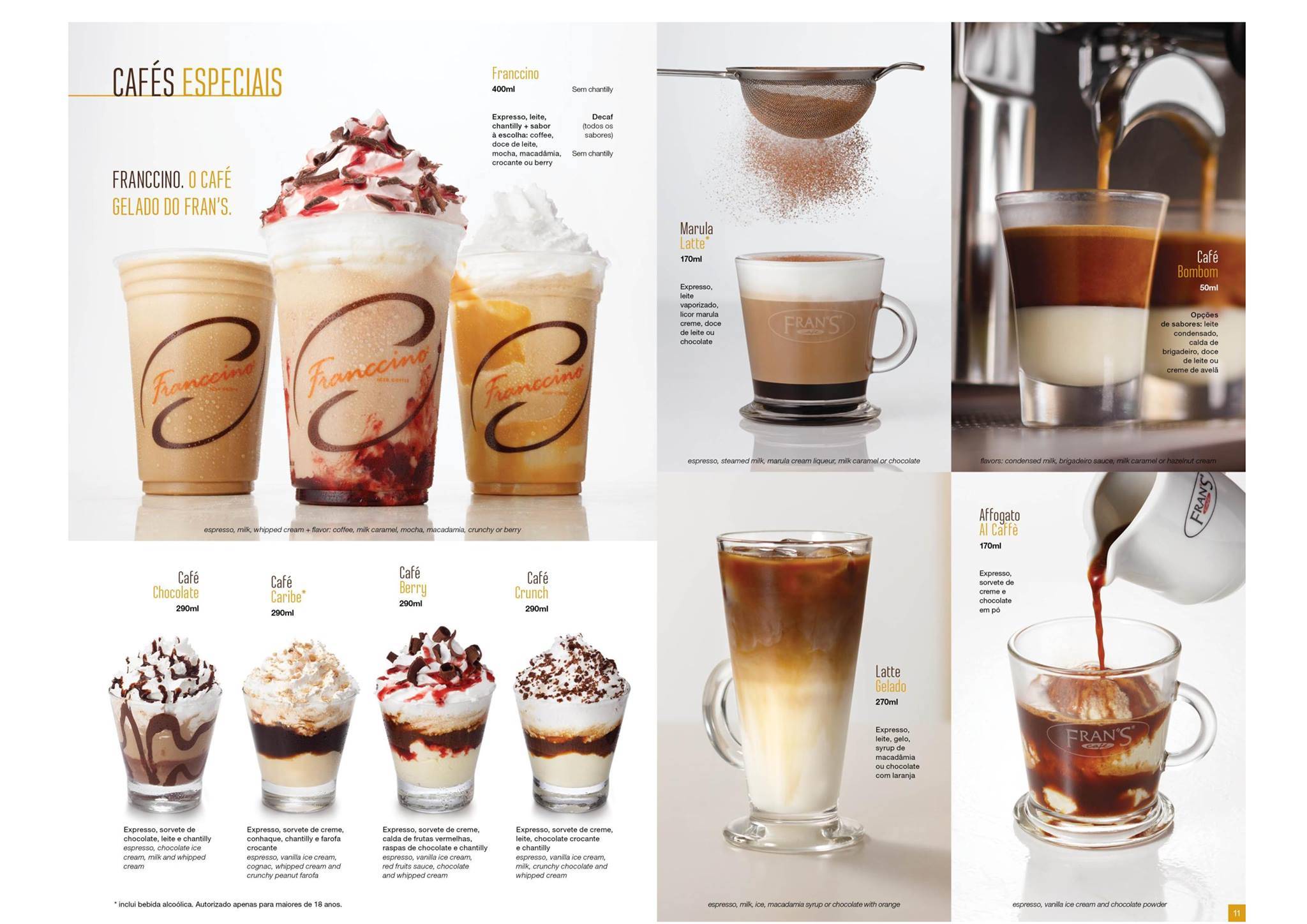 Frans Café Taguatinga cardápio