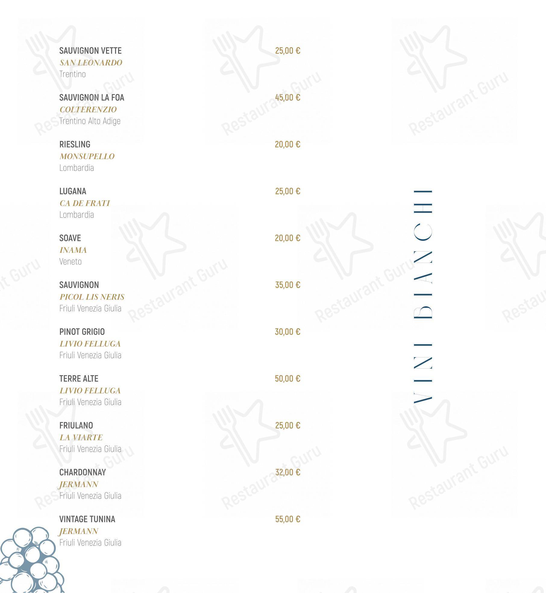 菜单 per Ristorante Gina in Fregene