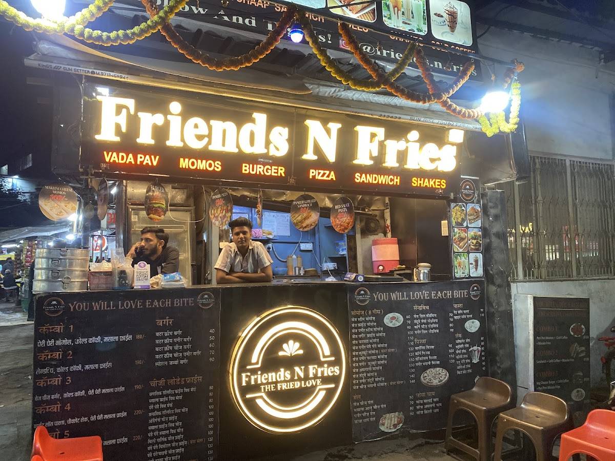 Friends N Fries menu