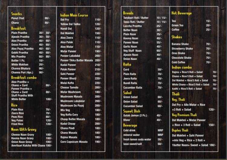 Fry Nation Restaurant menu