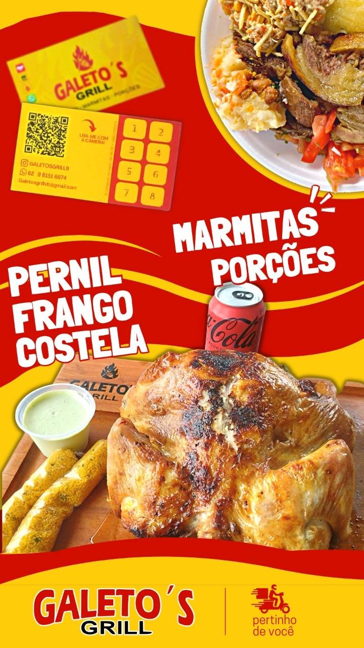 Restaurante GALETOS GRILL cardápio