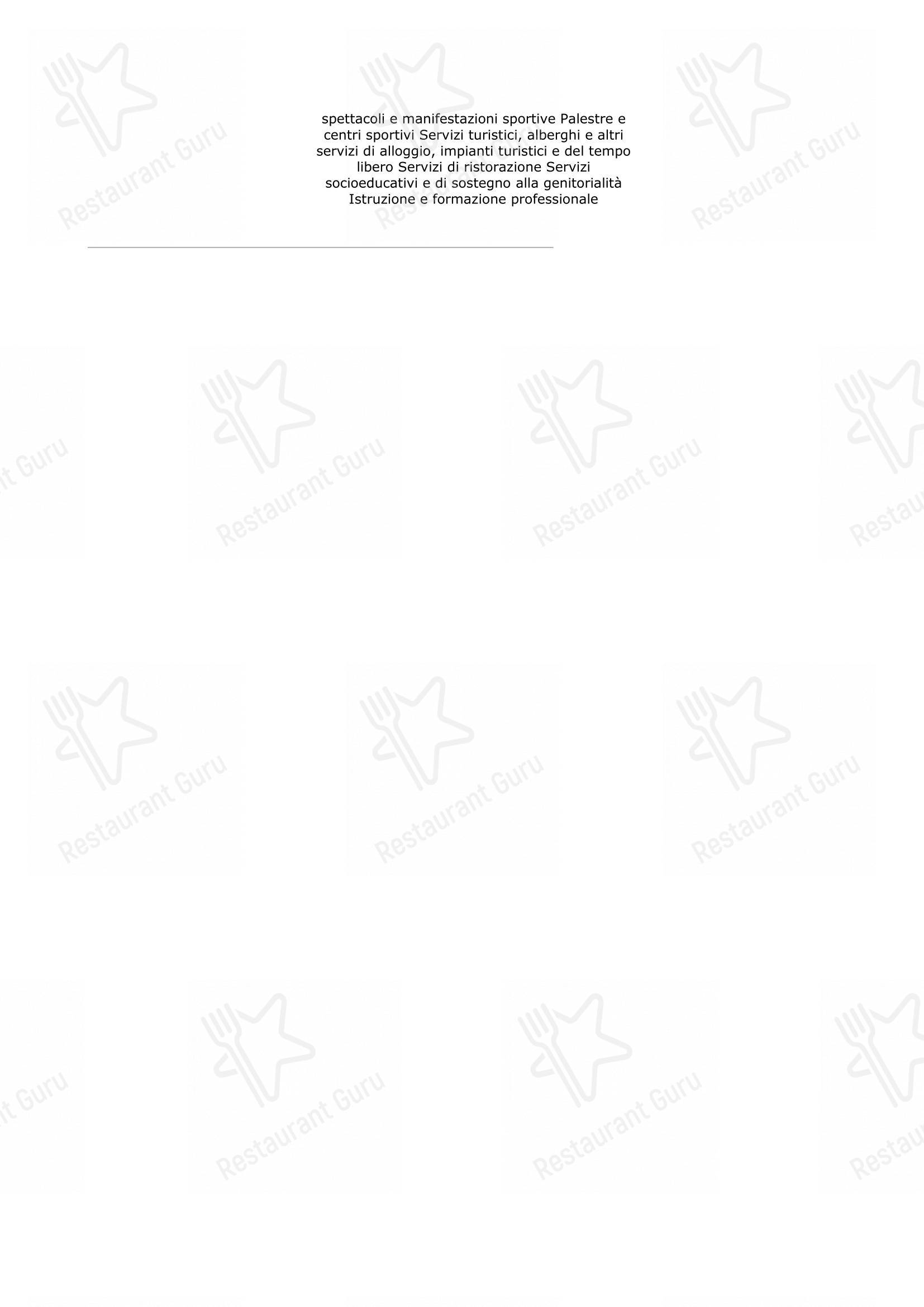 Menu di Galaad - Menu