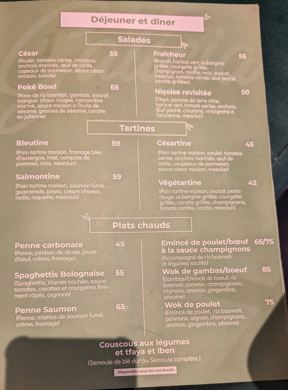 Menu de Galicia