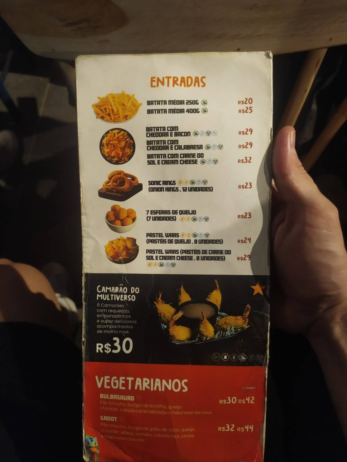 Geek Bunker Burger (Parquelândia) cardápio