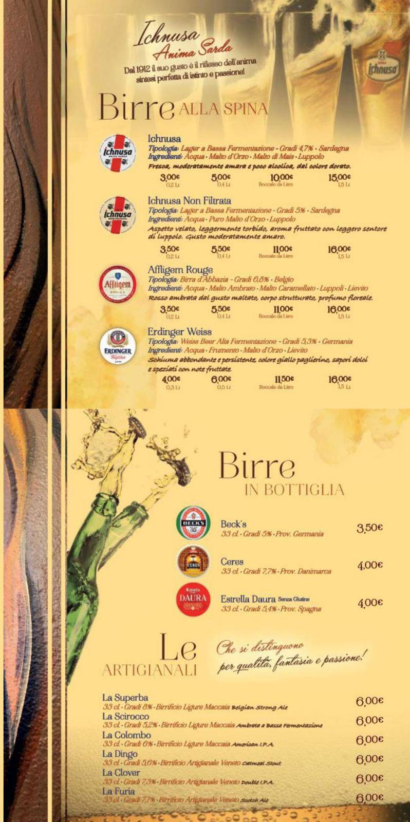 Menu di Da Raffa 