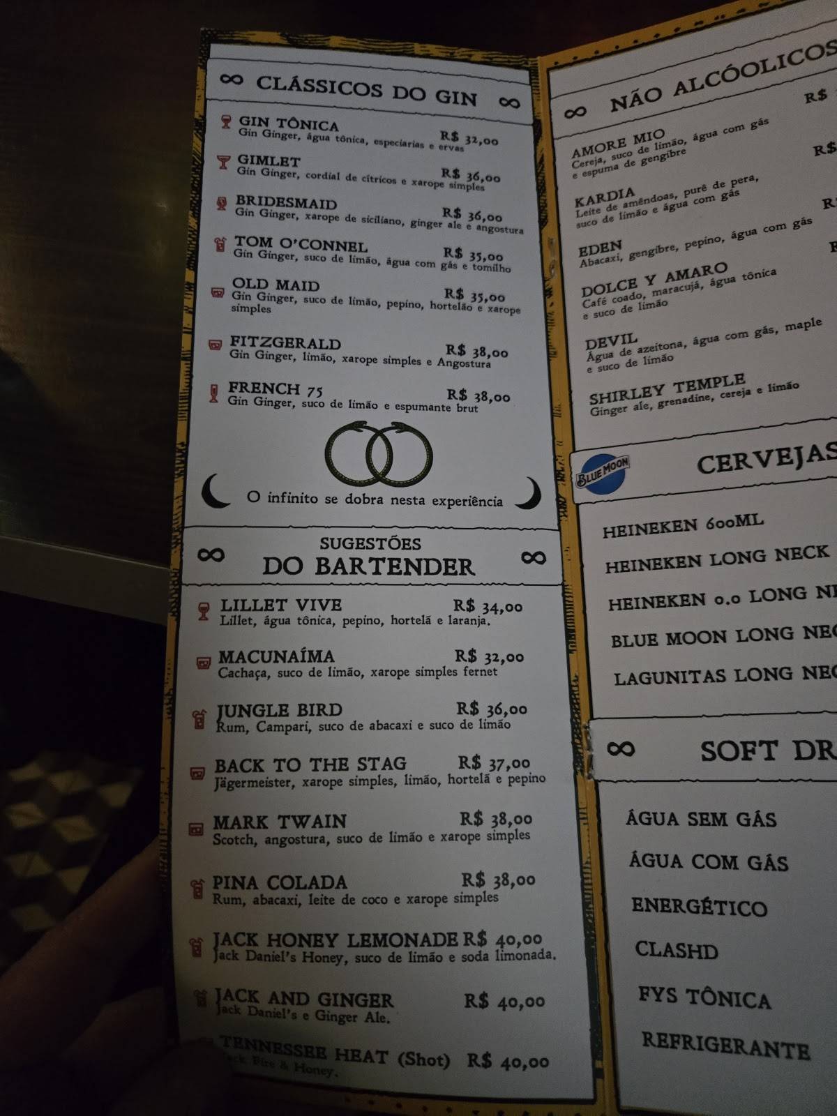 Ginger Bar-Bistrô cardápio