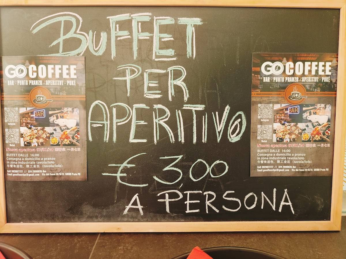 Menu de Go Coffee