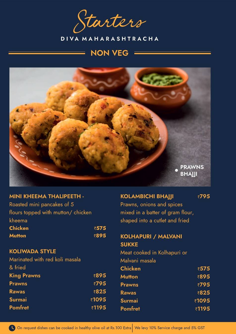 Goa Portuguesa Restobar menu