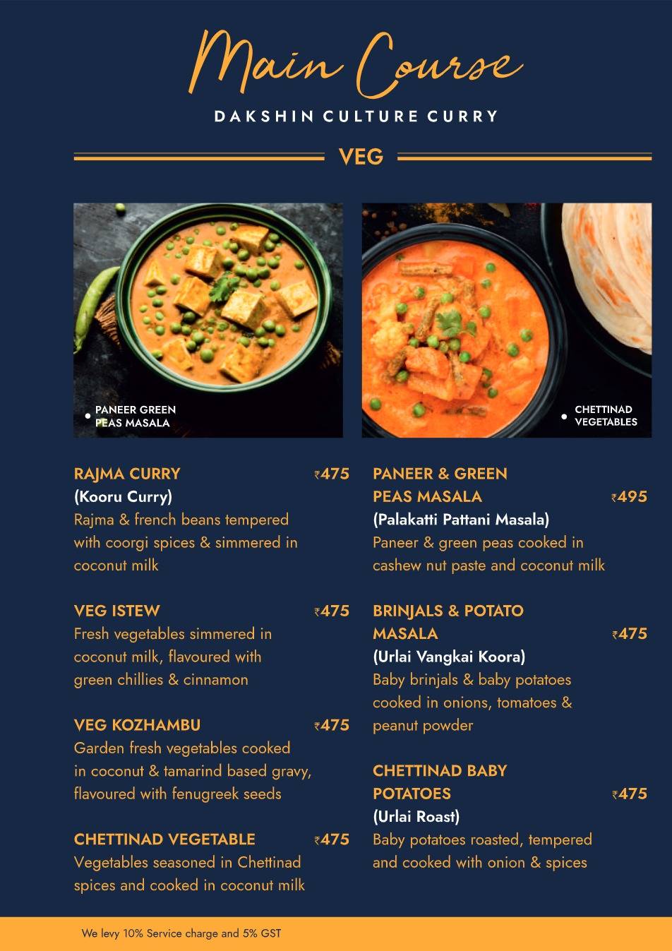 Goa Portuguesa Restobar menu